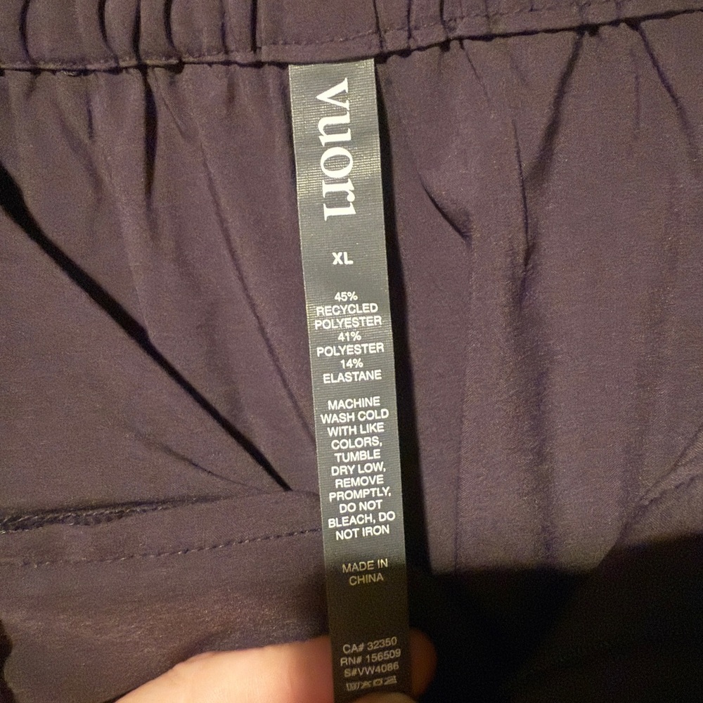 Vuori Villa Trouser Black Wide-Leg Pants - Picture 3 of 9
